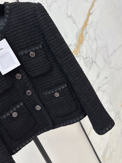 Chan NEW woven tweed jacket