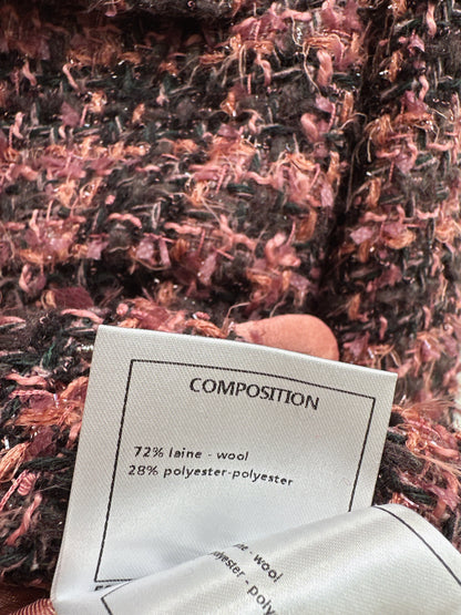 Chan NEW woven jacke +woven fishtail skirt set