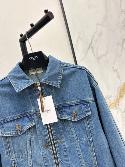 Celi NEW double-zipper denim jacket