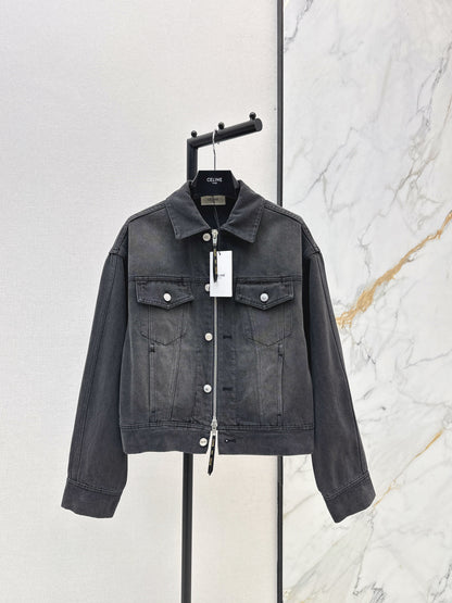 Celi NEW double-zipper denim jacket