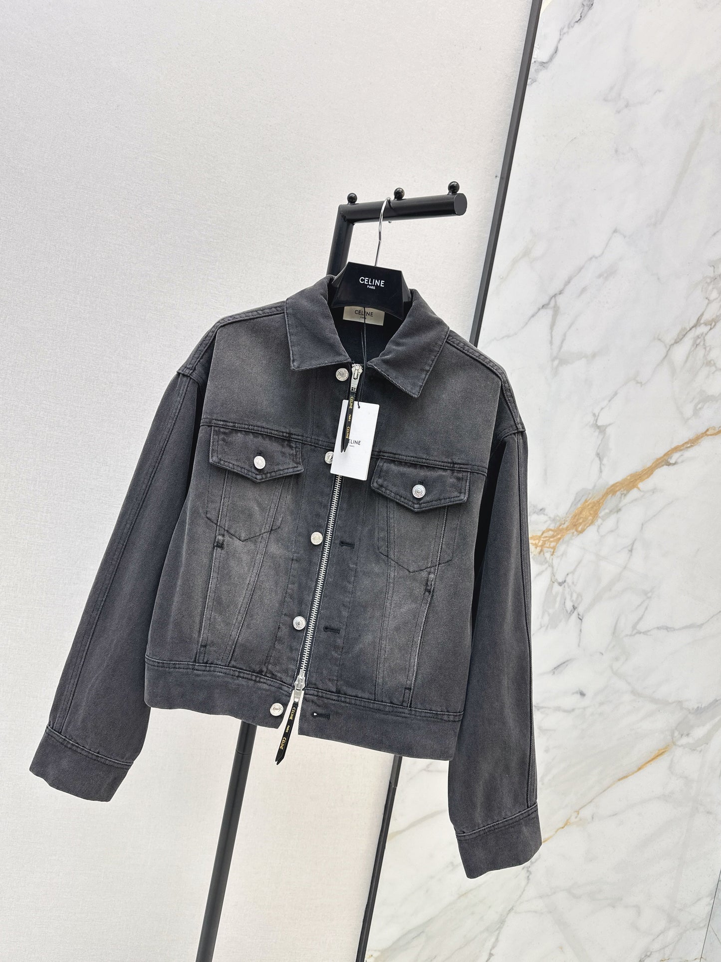Celi NEW double-zipper denim jacket