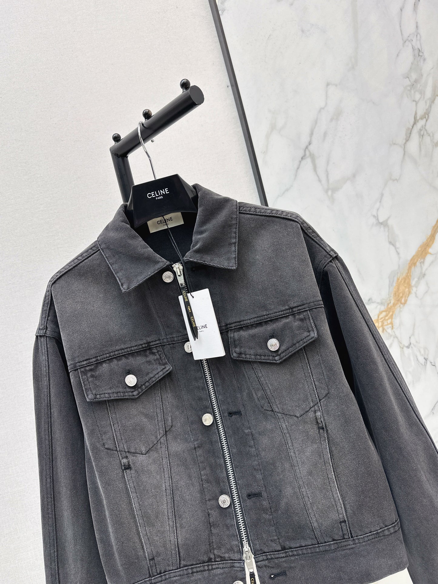 Celi NEW double-zipper denim jacket