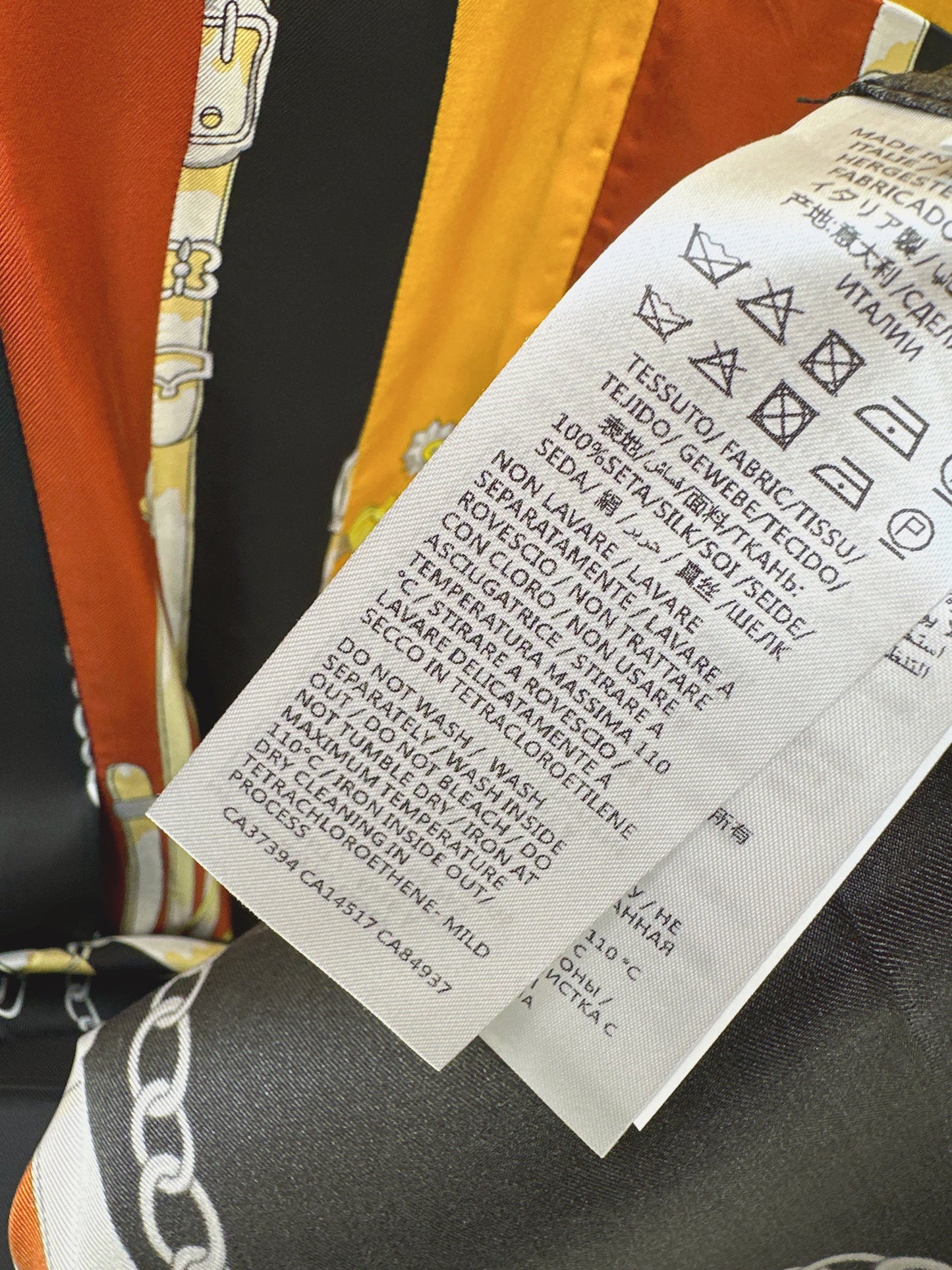 Guc NEW 3D printed silk dress