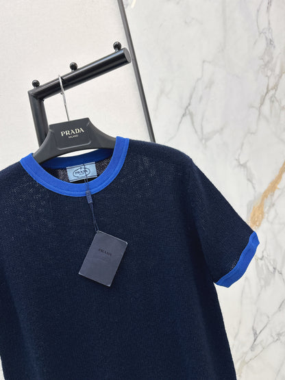 Pra NEW cashmere short-sleeved sweater