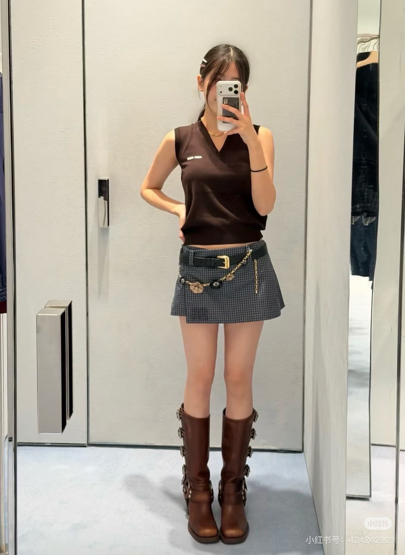 Miu NEW letter logo vest