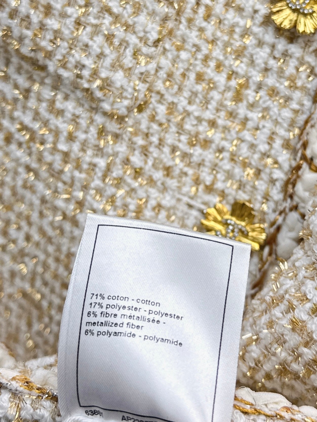 Chan NEW woven tweed vest