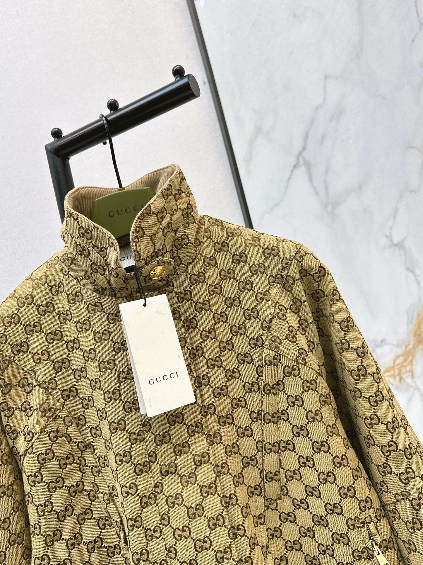 Guc NEW jacquard trench coats