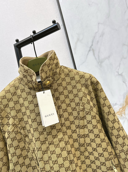 Guc NEW jacquard trench coats