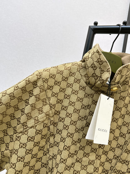 Guc NEW jacquard trench coats