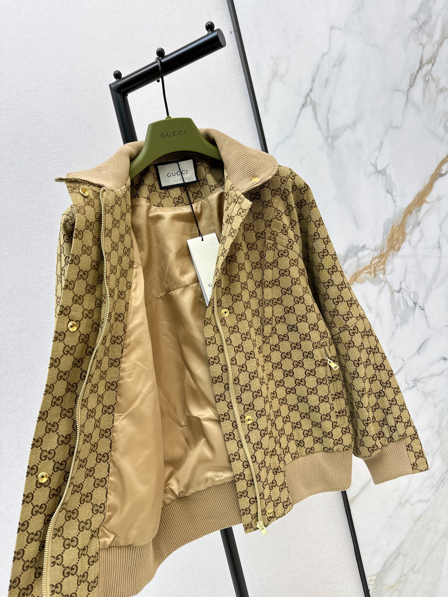 Guc NEW jacquard trench coats
