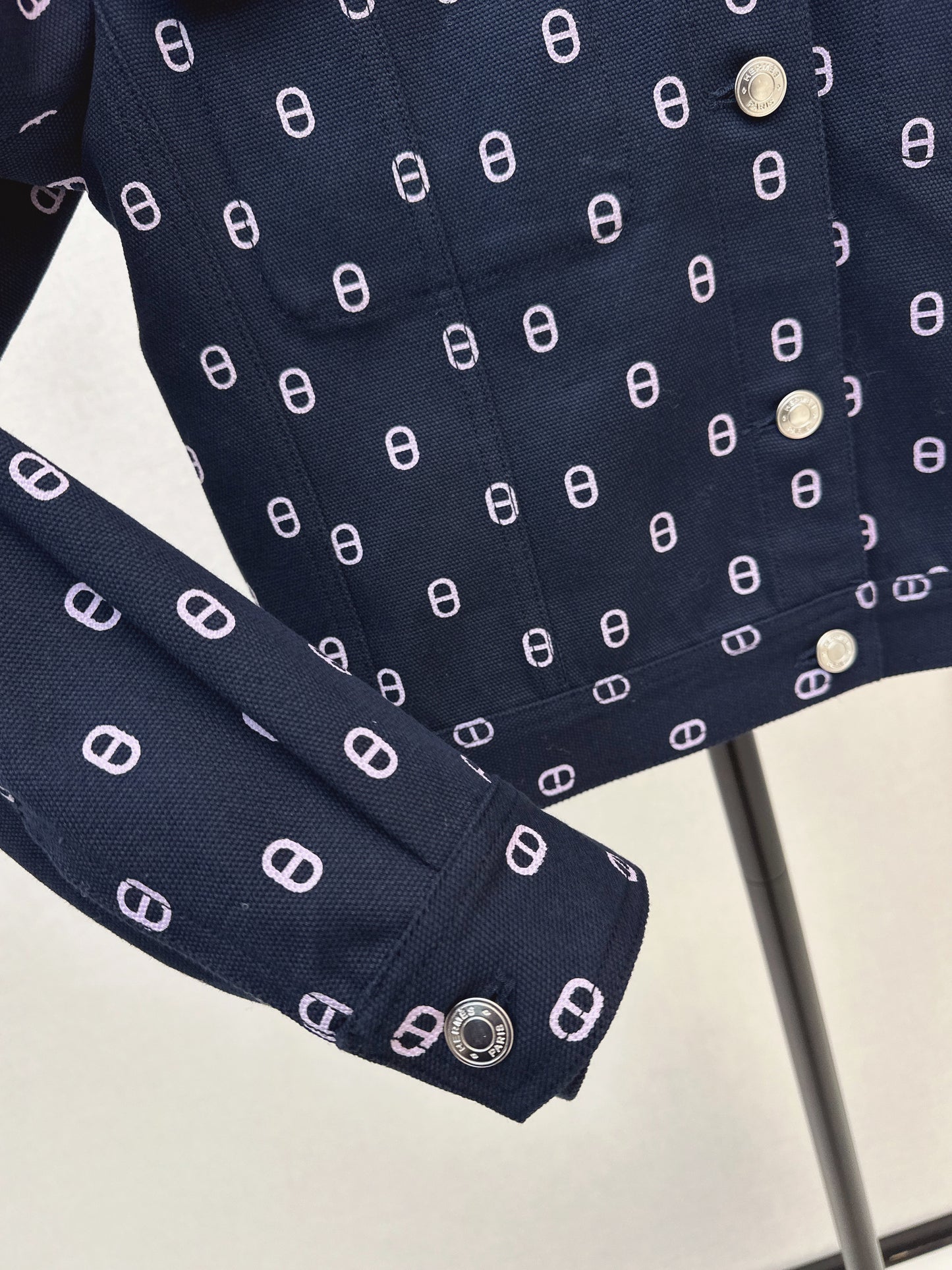 Herm NEW print denim jacket