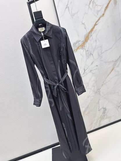 Herm NEWprint silk dress