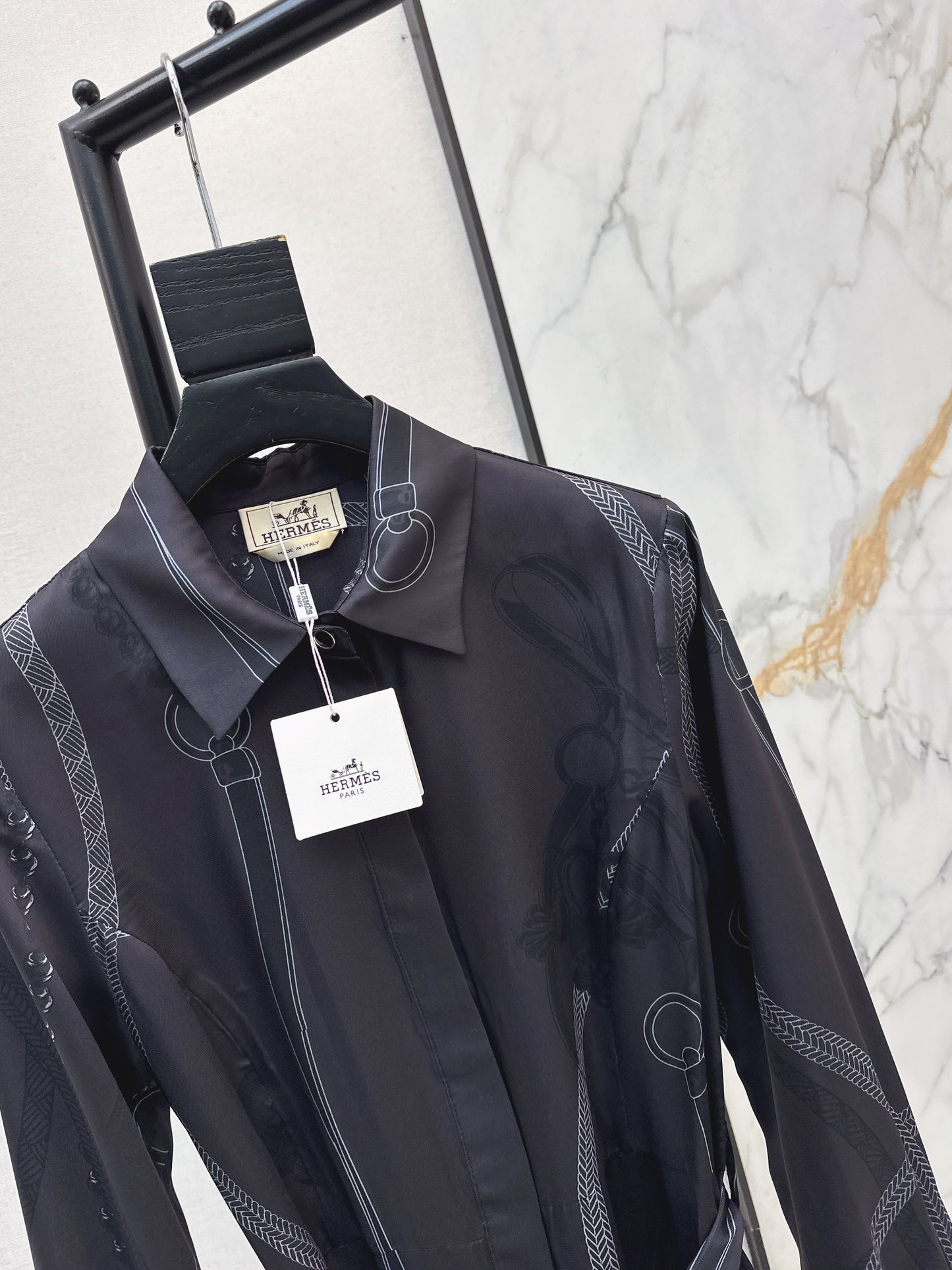 Herm NEWprint silk dress