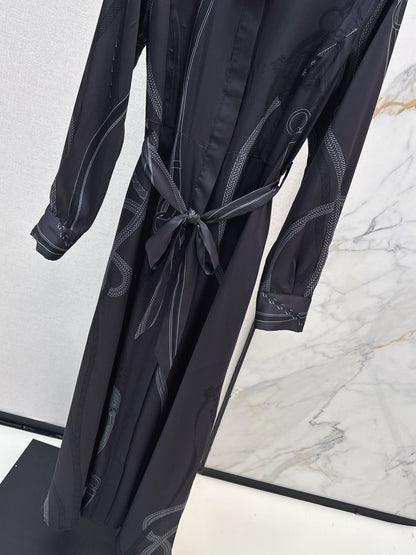 Herm NEWprint silk dress