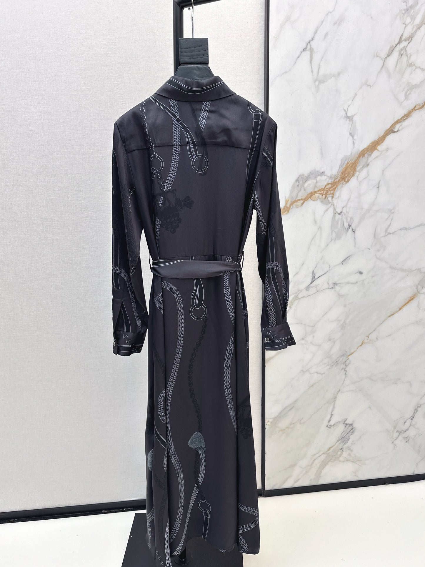 Herm NEWprint silk dress