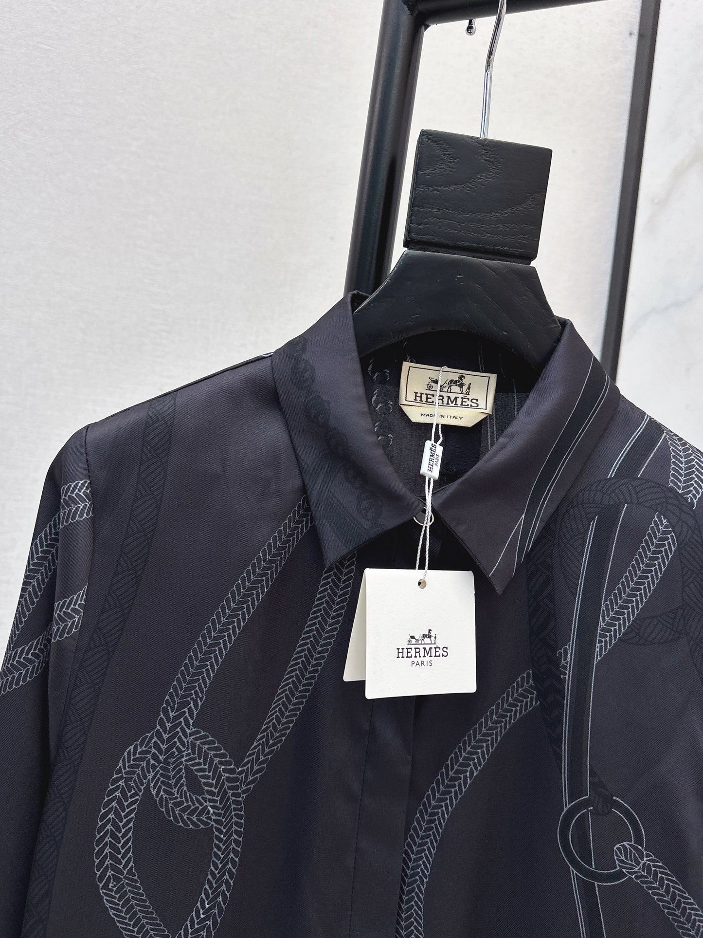 Herm NEW print silk shirts
