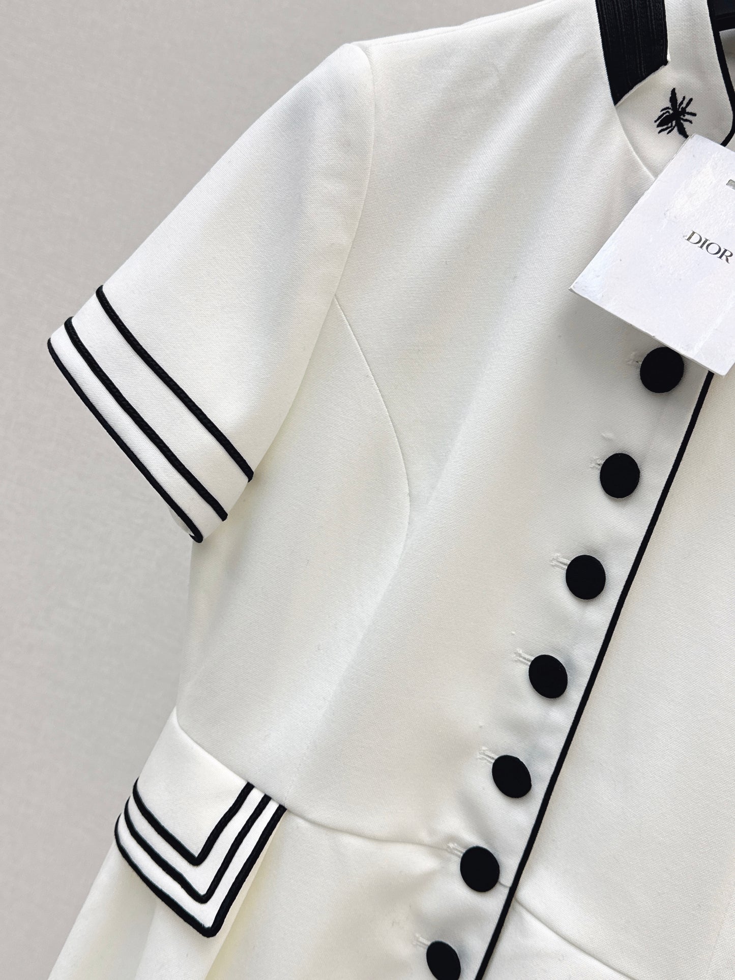 CD NEW bee embroidery vintage dress