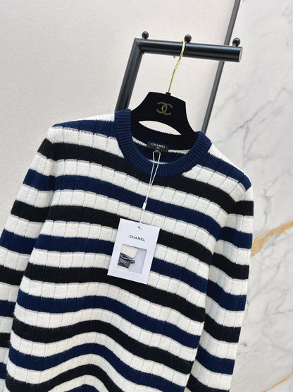 Chan NEW striped knit sweater