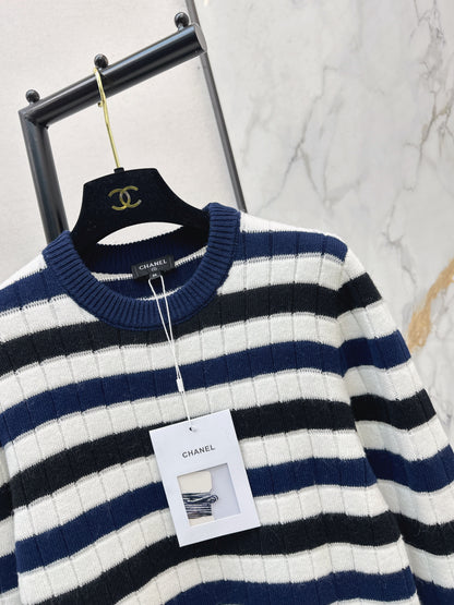 Chan NEW striped knit sweater