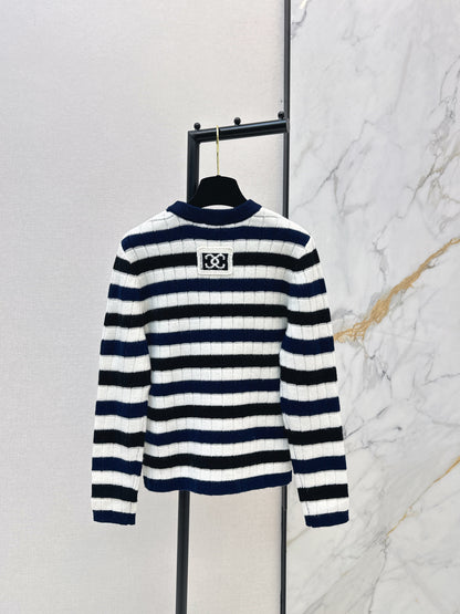 Chan NEW striped knit sweater