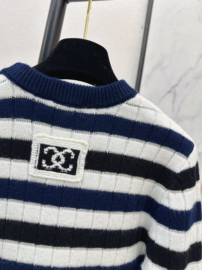 Chan NEW striped knit sweater