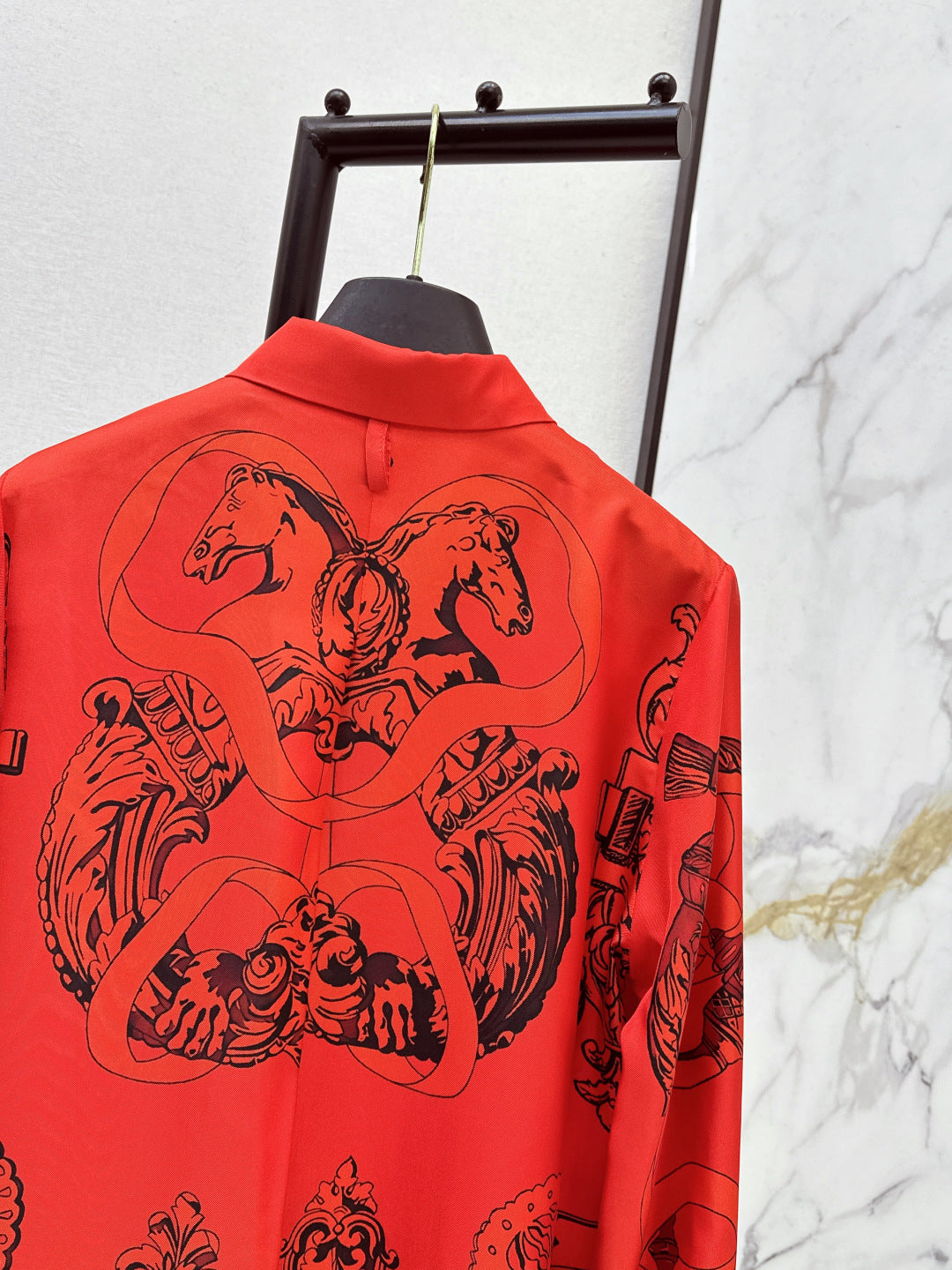 Herm NEW print silk shirts