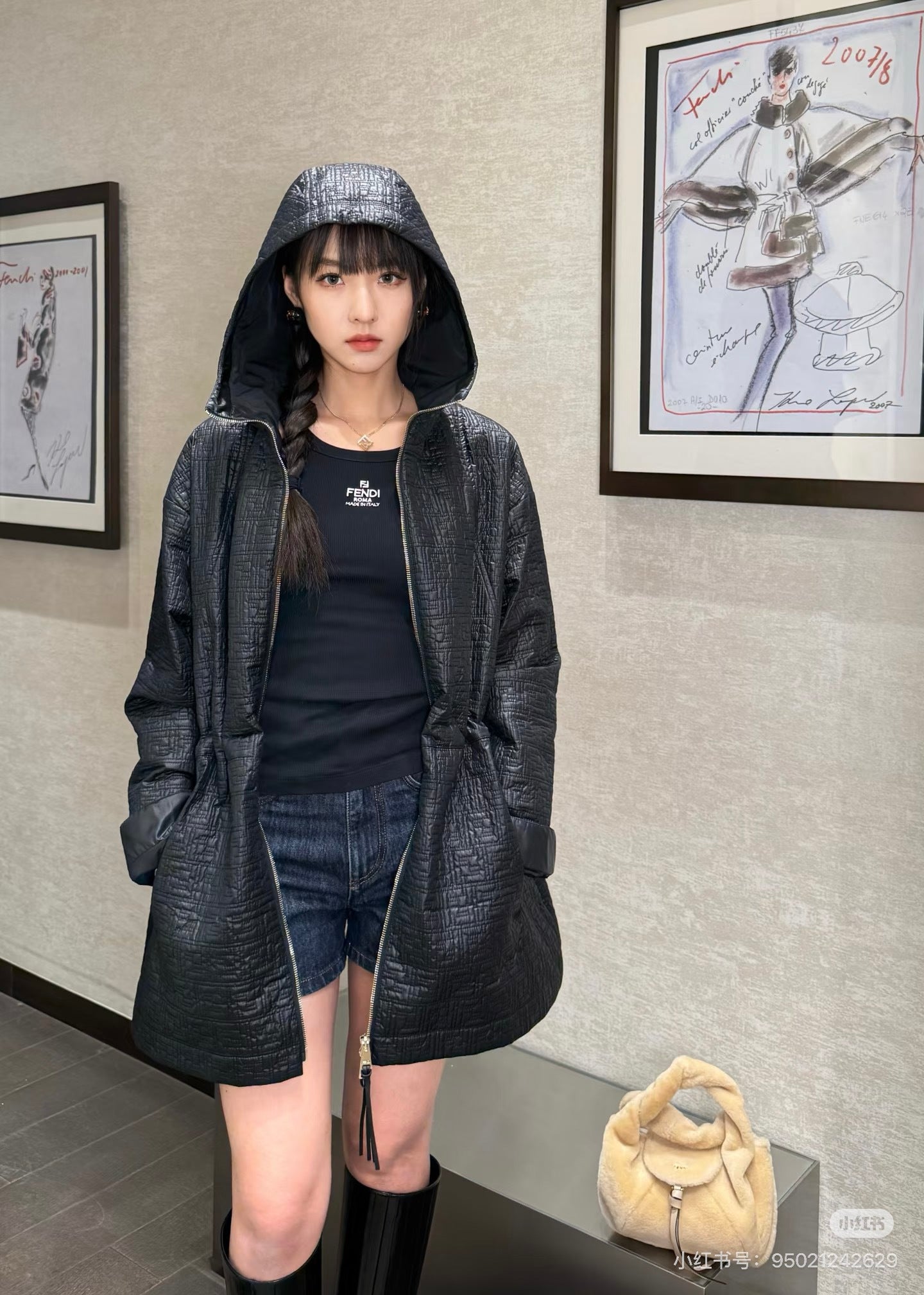 Fend NEW parka jacket