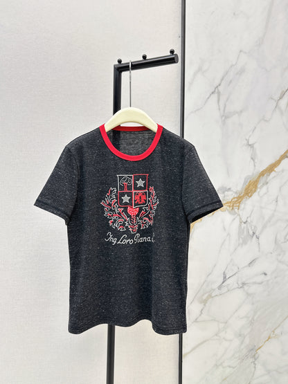 Loro NEW print embroidery t-shirt