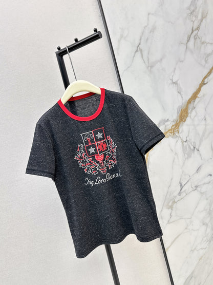 Loro NEW print embroidery t-shirt