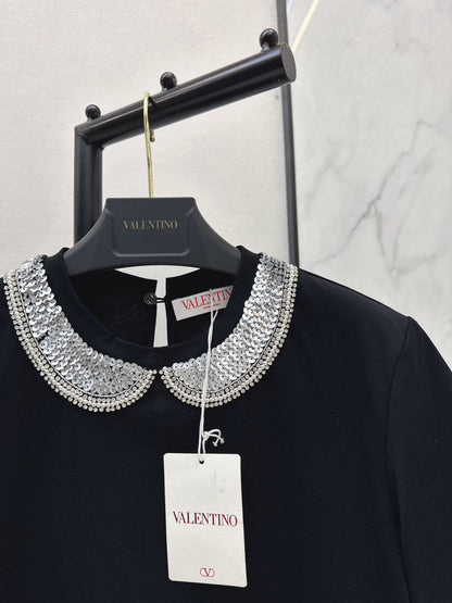 Valen NEW embroidery sequins t-shirt