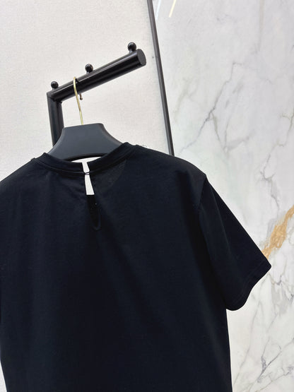 Valen NEW embroidery sequins t-shirt