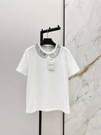 Valen NEW embroidery sequins t-shirt