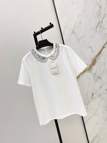 Valen NEW embroidery sequins t-shirt