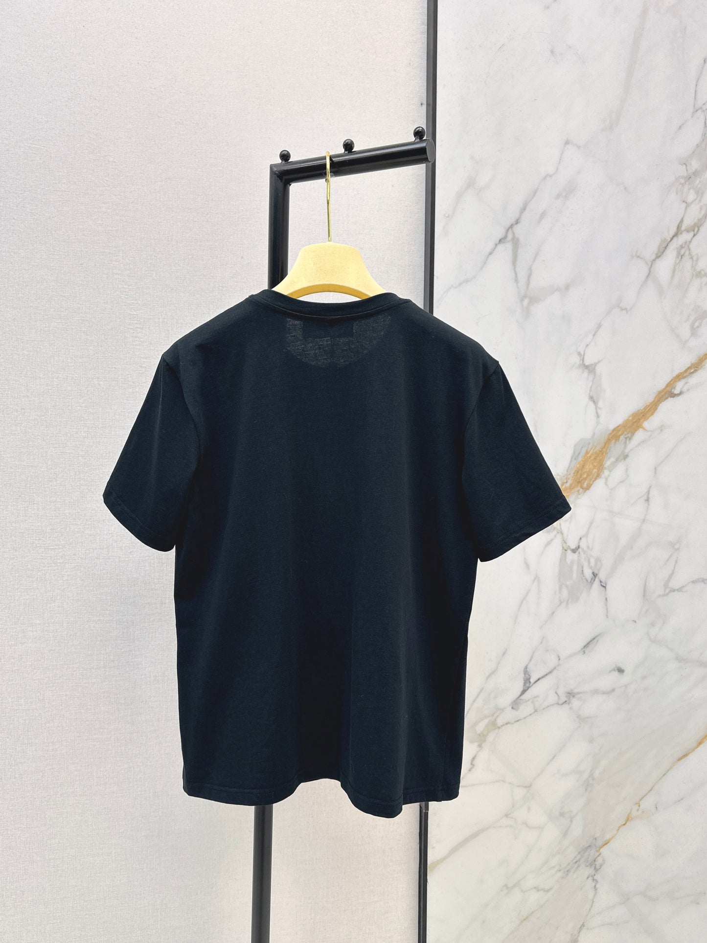 Miu NEW embroidery beading t-shirt