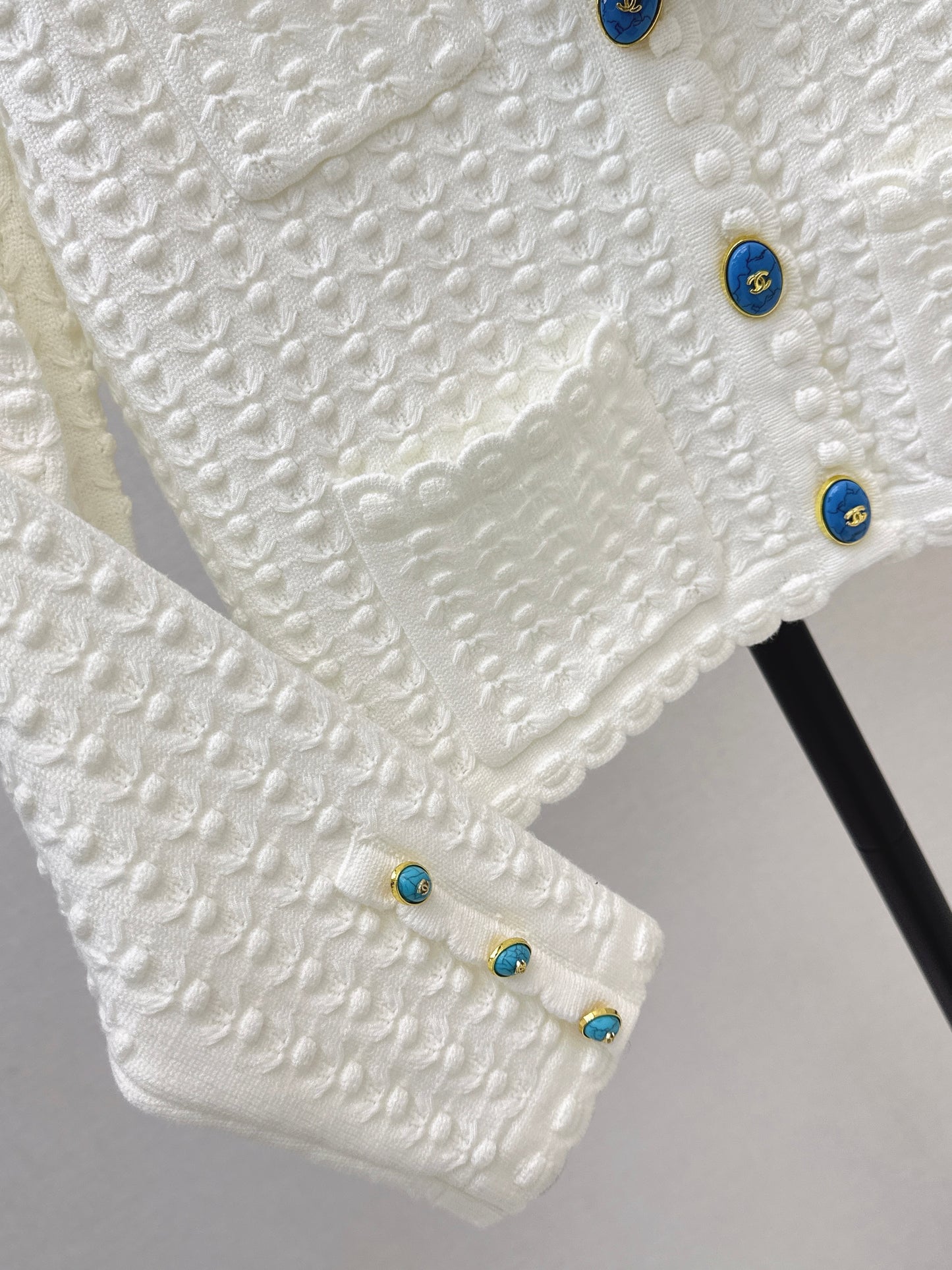 Chan NEW 3d texture knitted cardigan