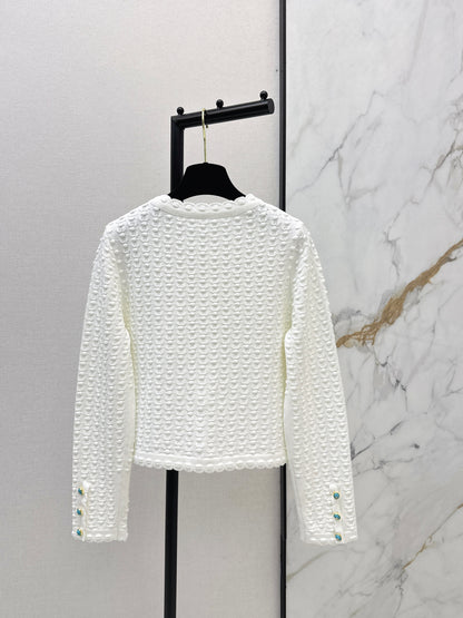 Chan NEW 3d texture knitted cardigan