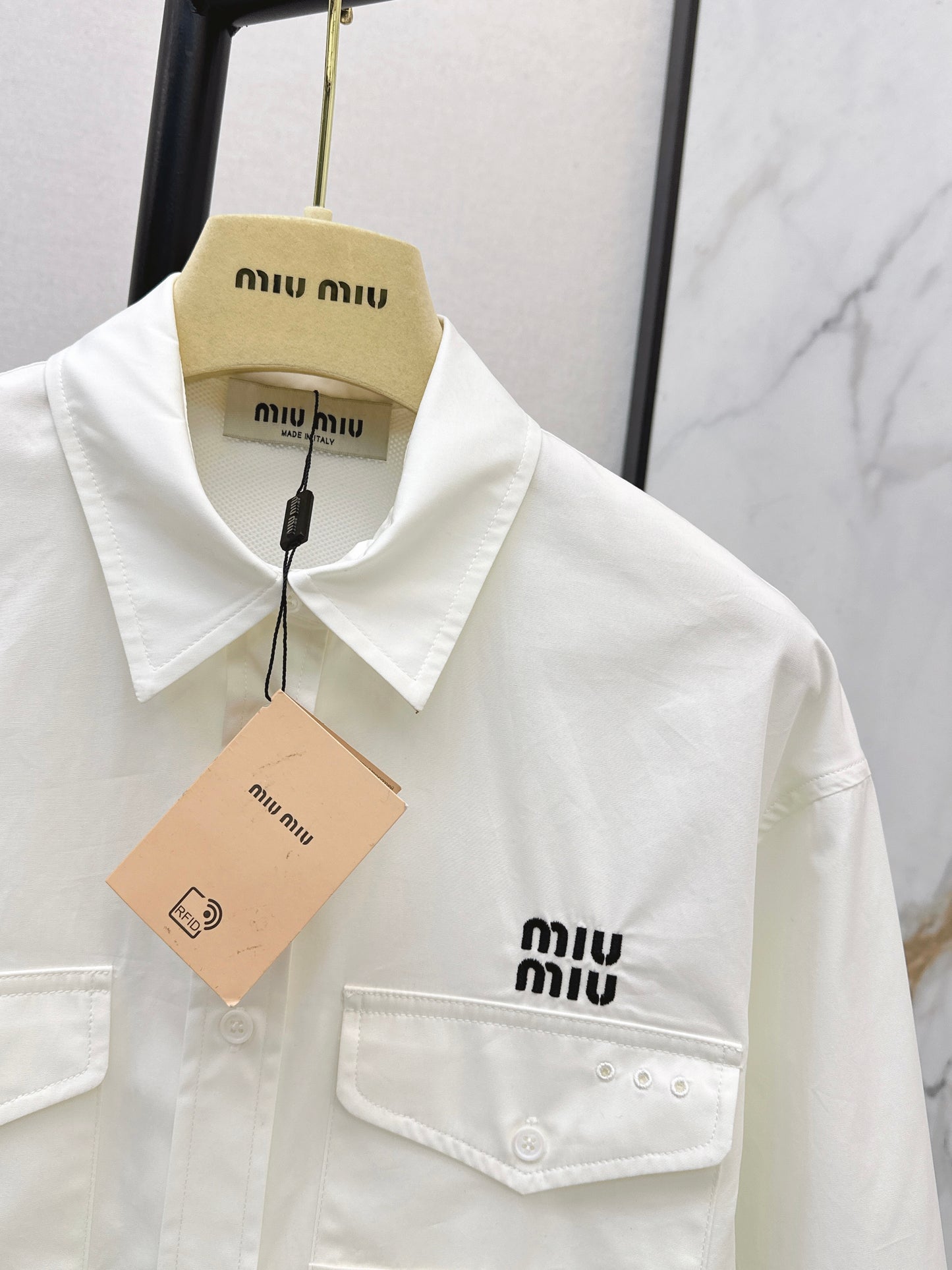 Miu NEW embroidery shirts dress