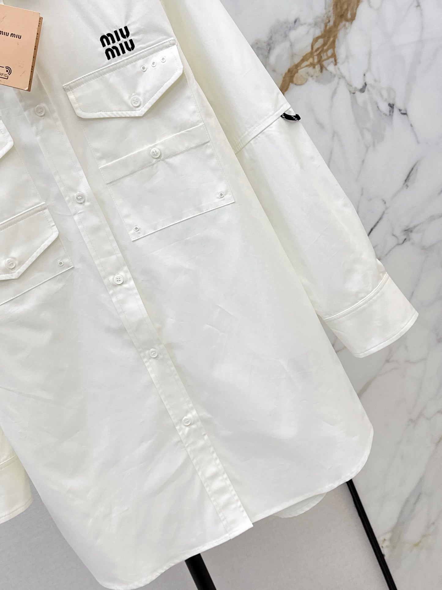 Miu NEW embroidery shirts dress