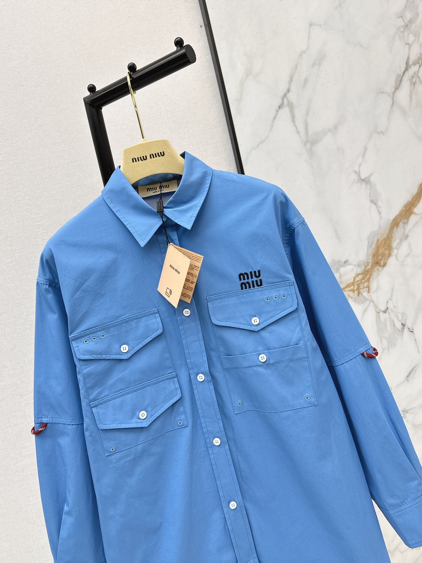 Miu NEW embroidery shirts dress