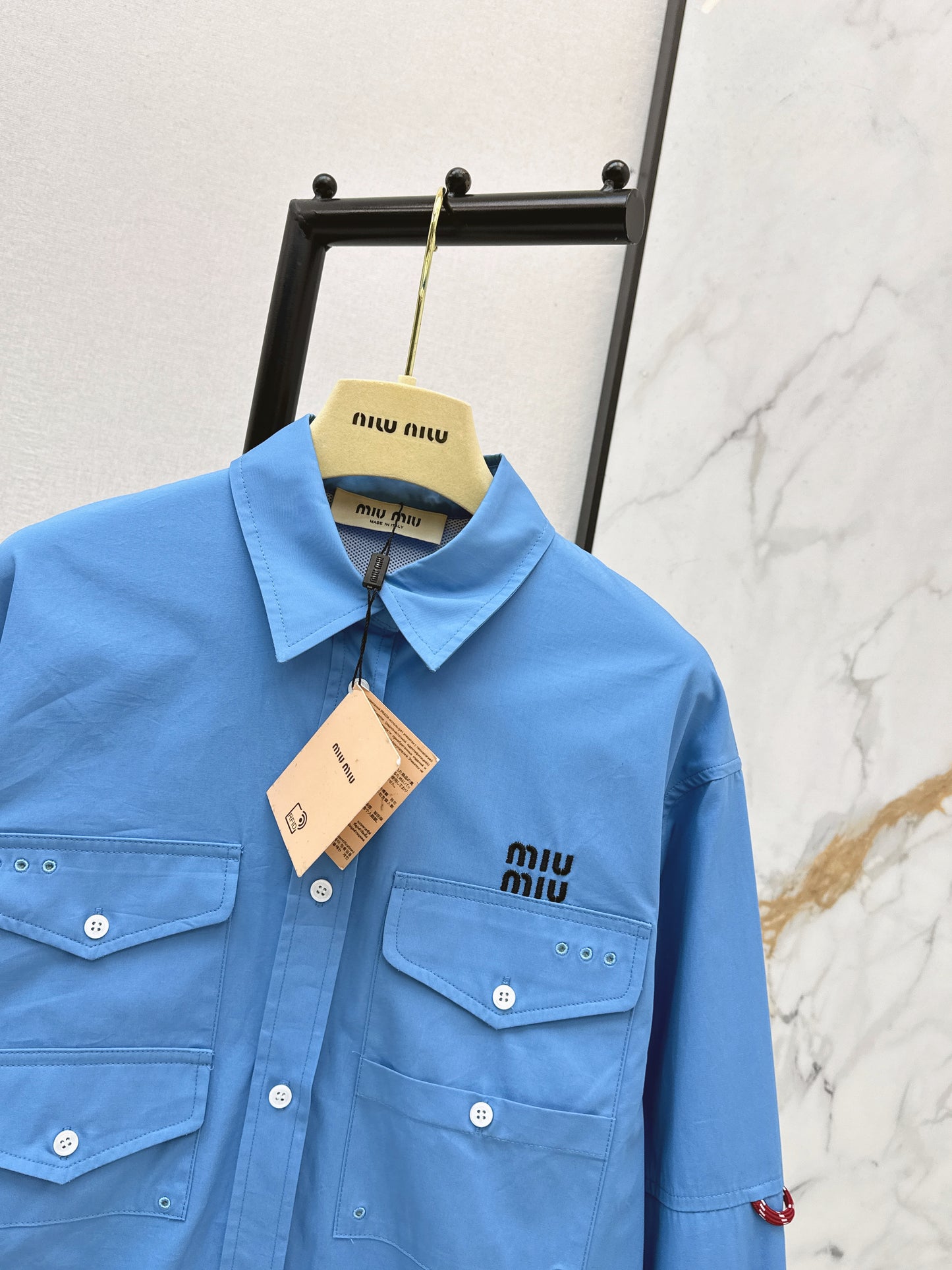 Miu NEW embroidery shirts dress