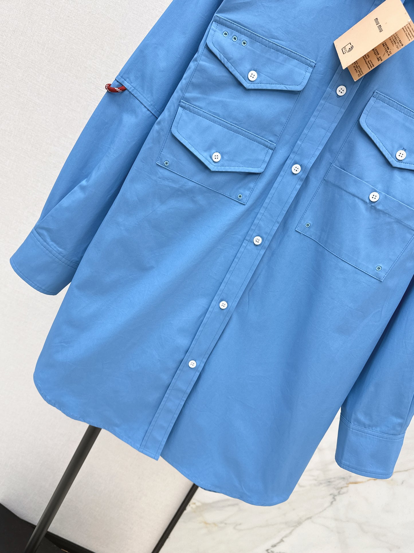 Miu NEW embroidery shirts dress