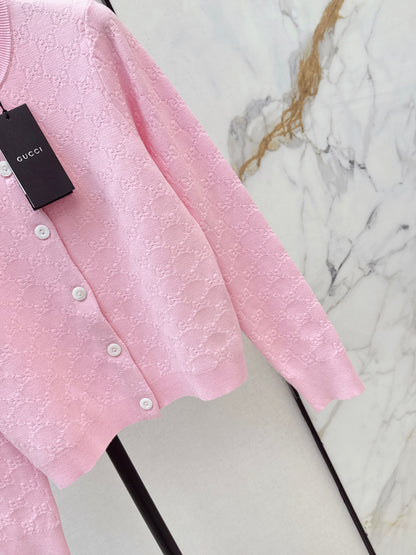 Guc NEW  jacquard knittedcardigan