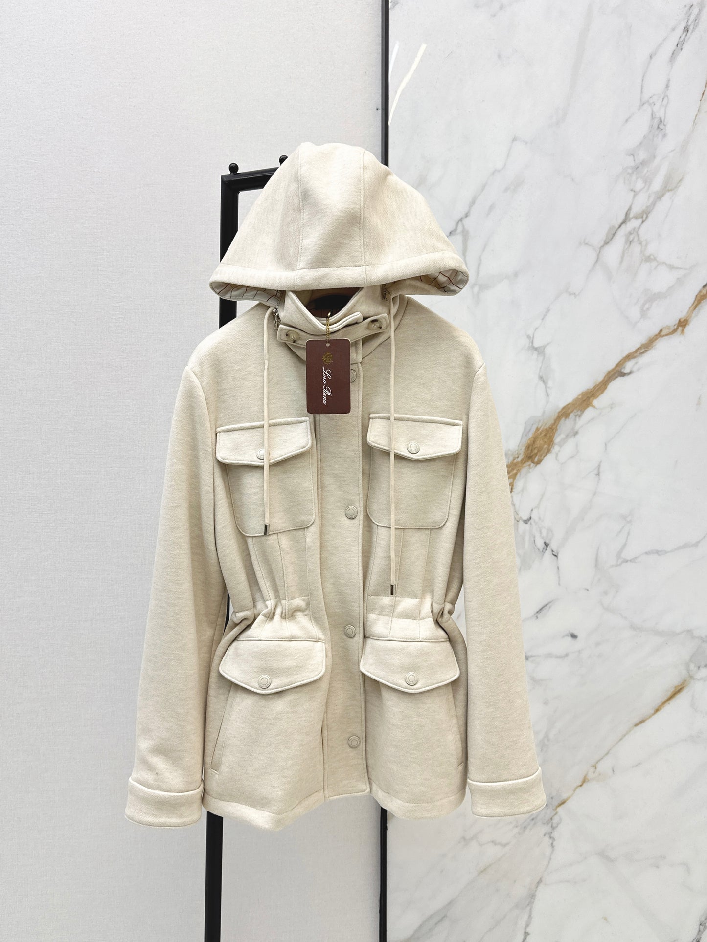Loro NEW  drawstring hooded jacket