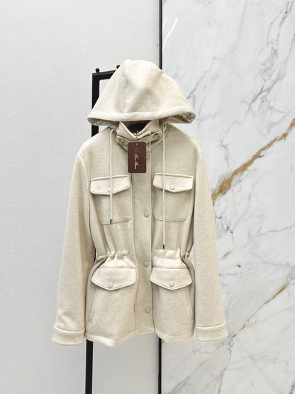 Loro NEW  drawstring hooded jacket
