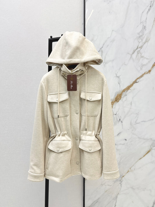 Loro NEW  drawstring hooded jacket