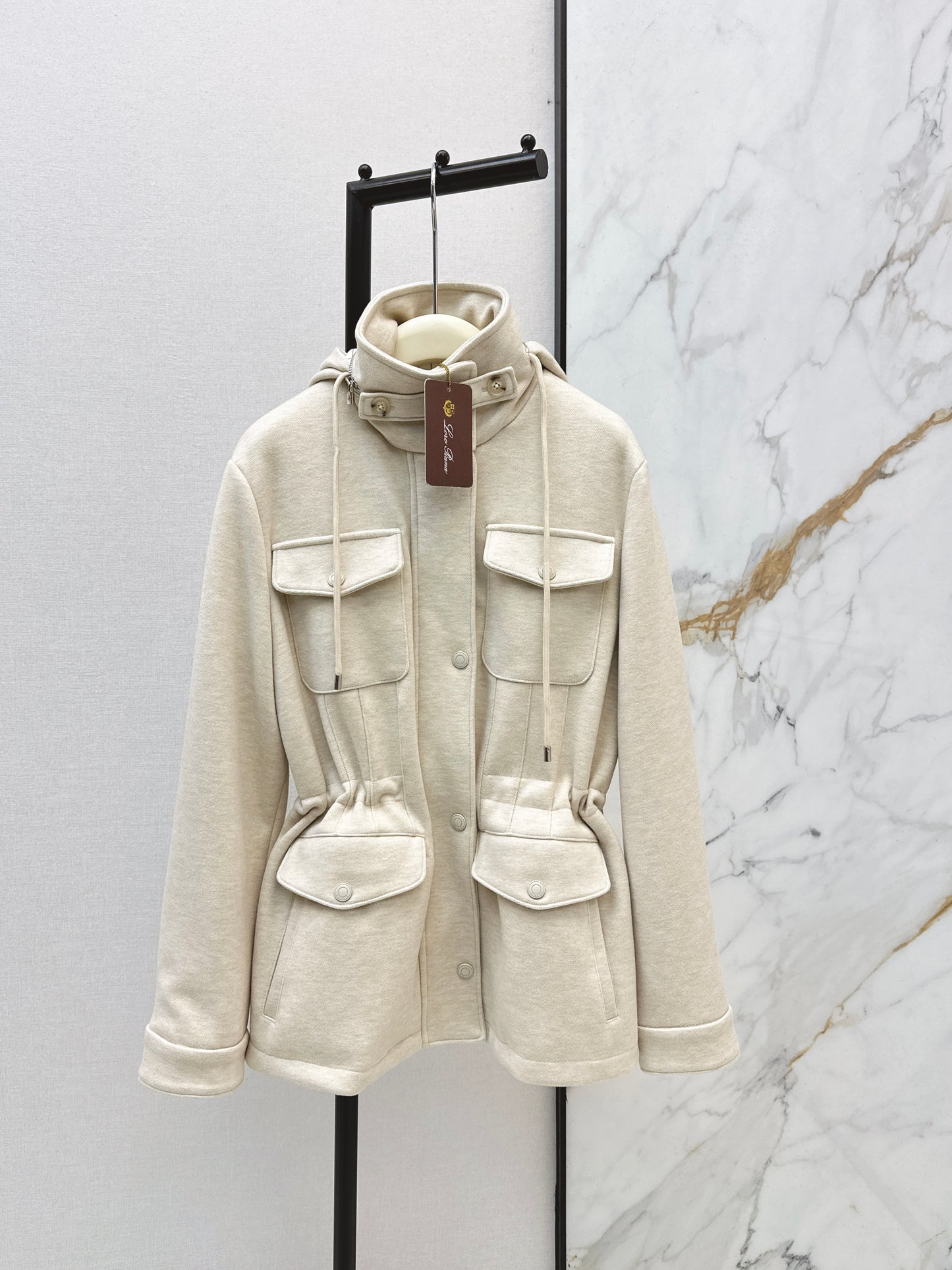 Loro NEW  drawstring hooded jacket