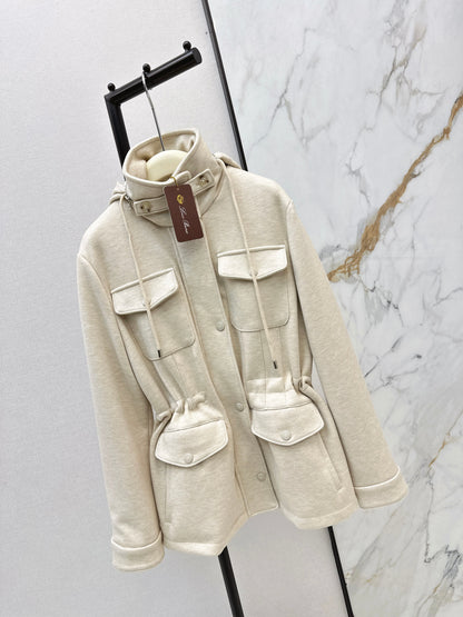 Loro NEW  drawstring hooded jacket