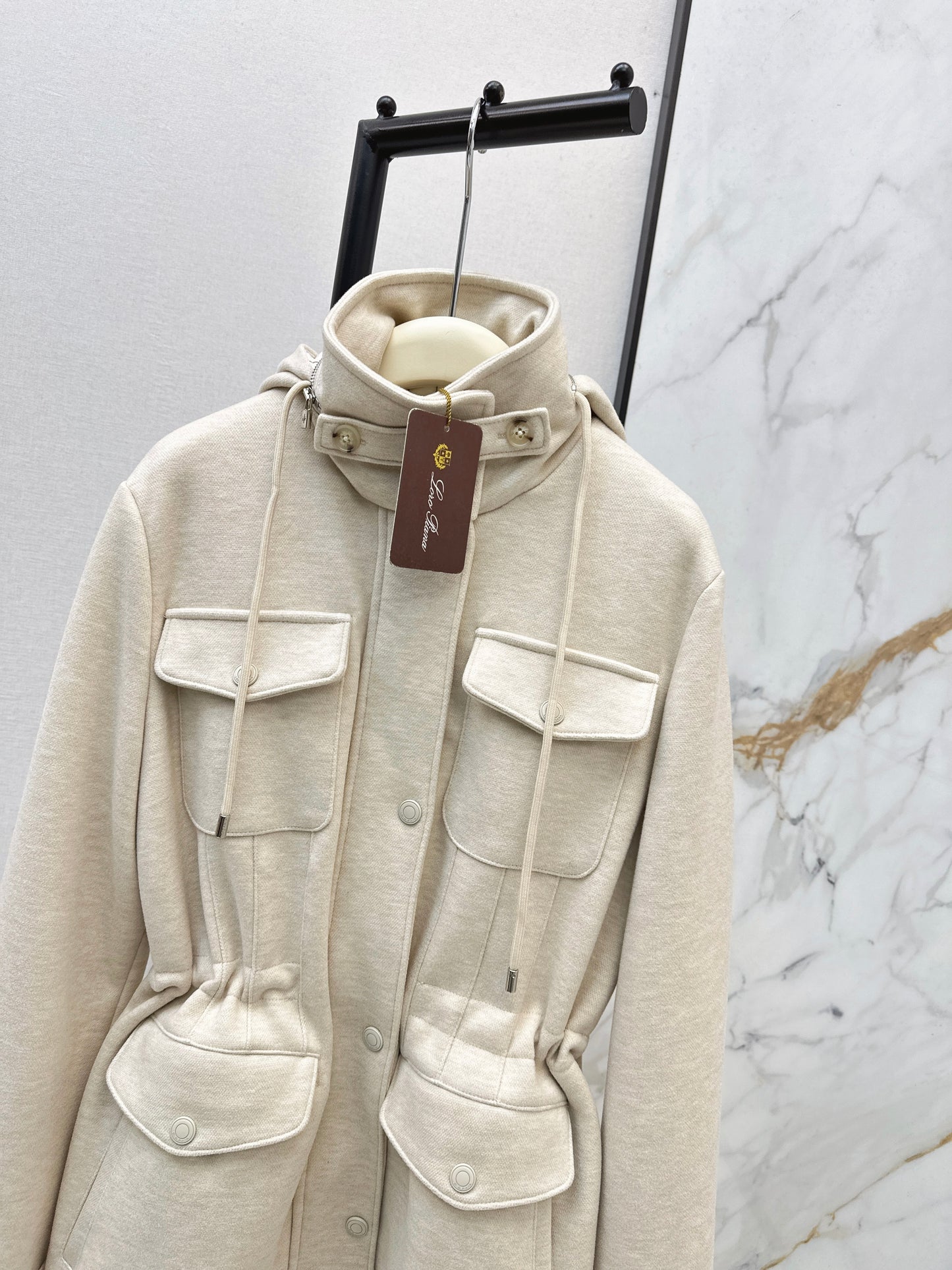 Loro NEW  drawstring hooded jacket