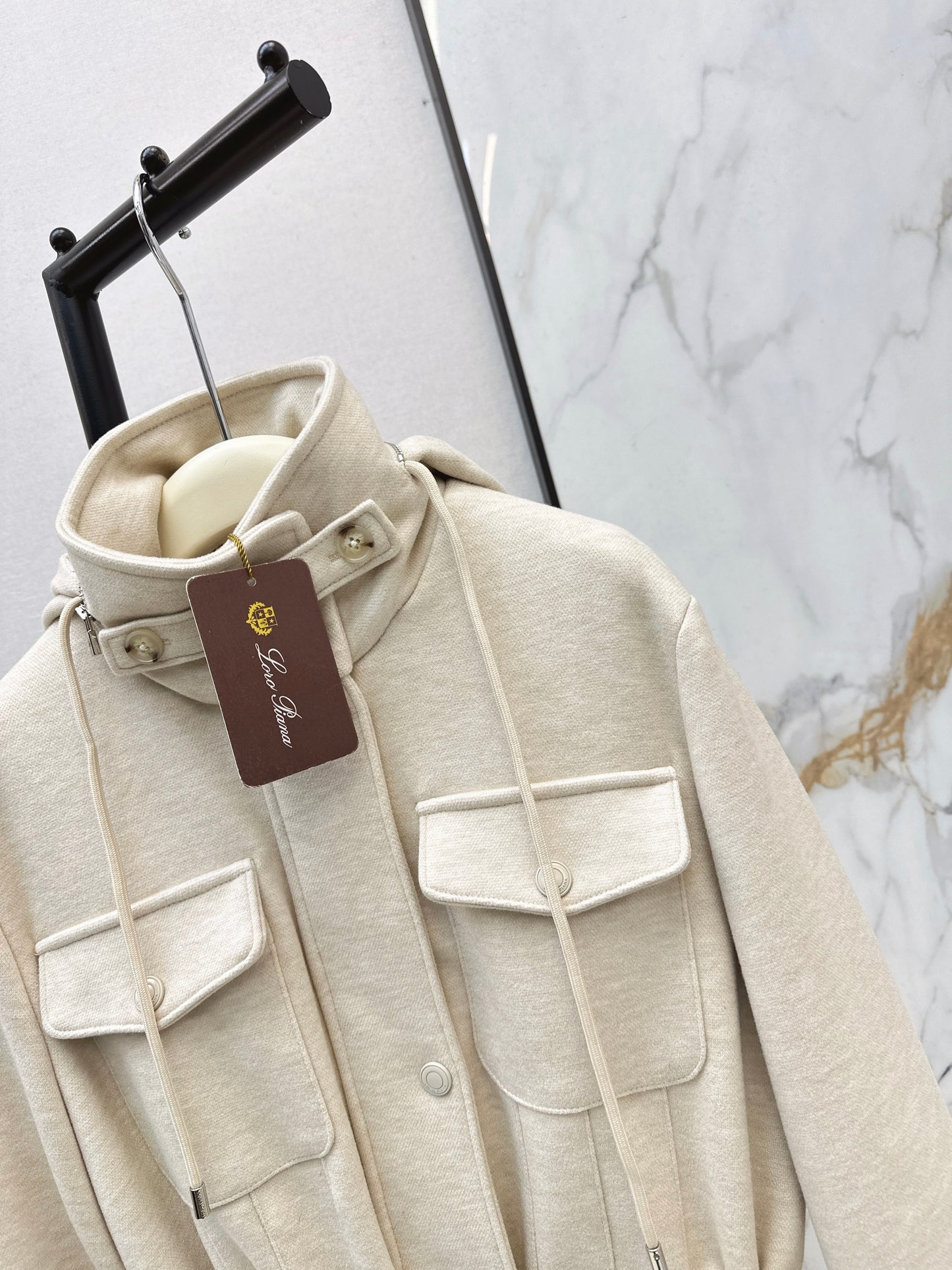 Loro NEW  drawstring hooded jacket