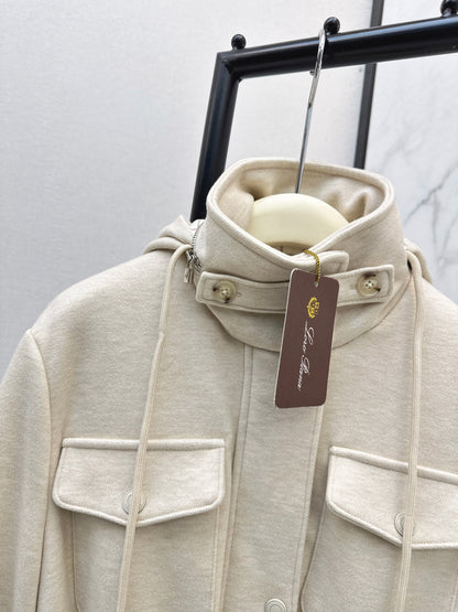 Loro NEW  drawstring hooded jacket